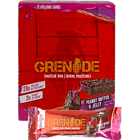 High Protein Bar - (Box of 12) Peanut Butter and Jelly